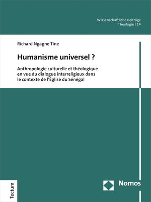 cover image of Humanisme universel ?